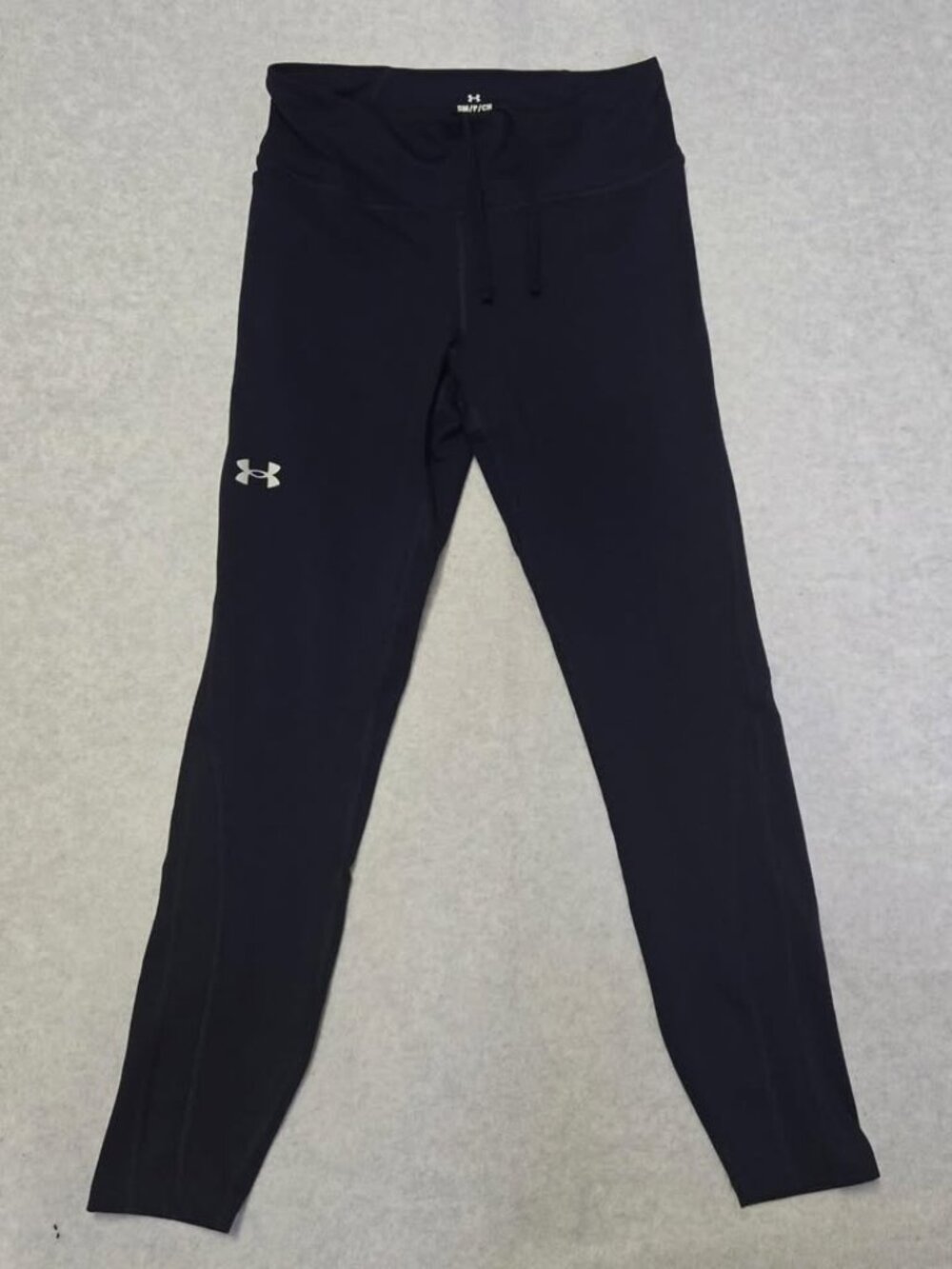 Under Armour Leggings Womens S Navy Compression Pull on